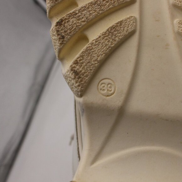 Buffalo London Women’s EU Size39 Classic Platform Mule White Leather Slip On - Picture 3 of 12